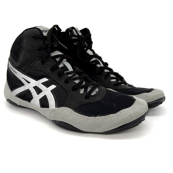 Asics Shoes Asics Snapdown Ii J73y Shoes Black Gray Wrestling Mat